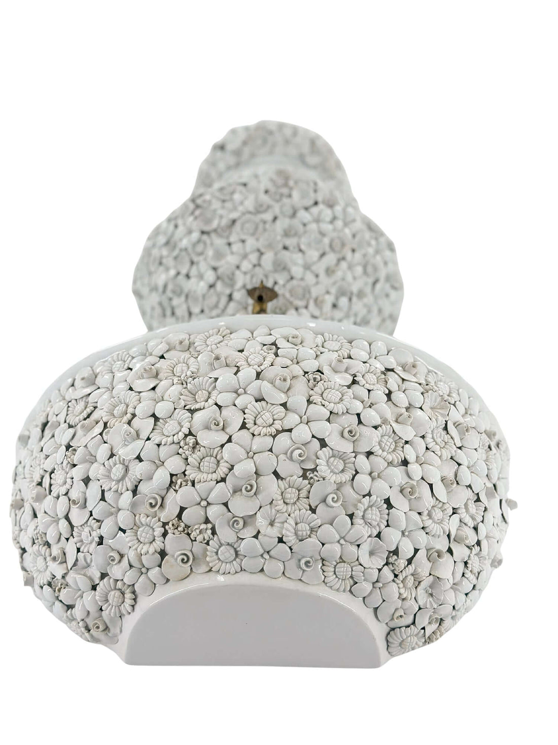 Vintage Italian Fiori Blanco Lavabo Wall Fountain and Cistern