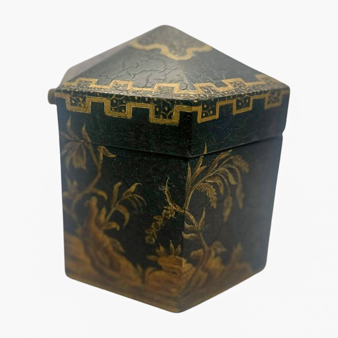 Vintage Chinoiserie Lacquer Box