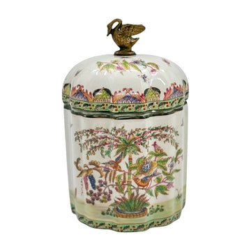 Vintage Swan Finial Jar
