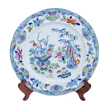 Antique Mason Ironstone Plate, Each