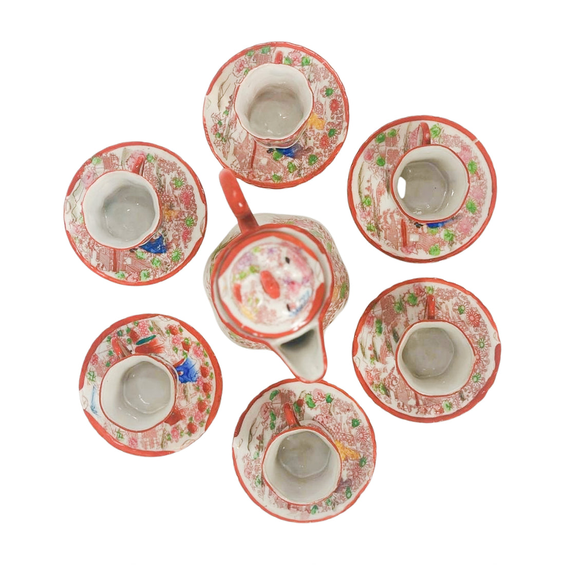 Antique Kutani Tea Set