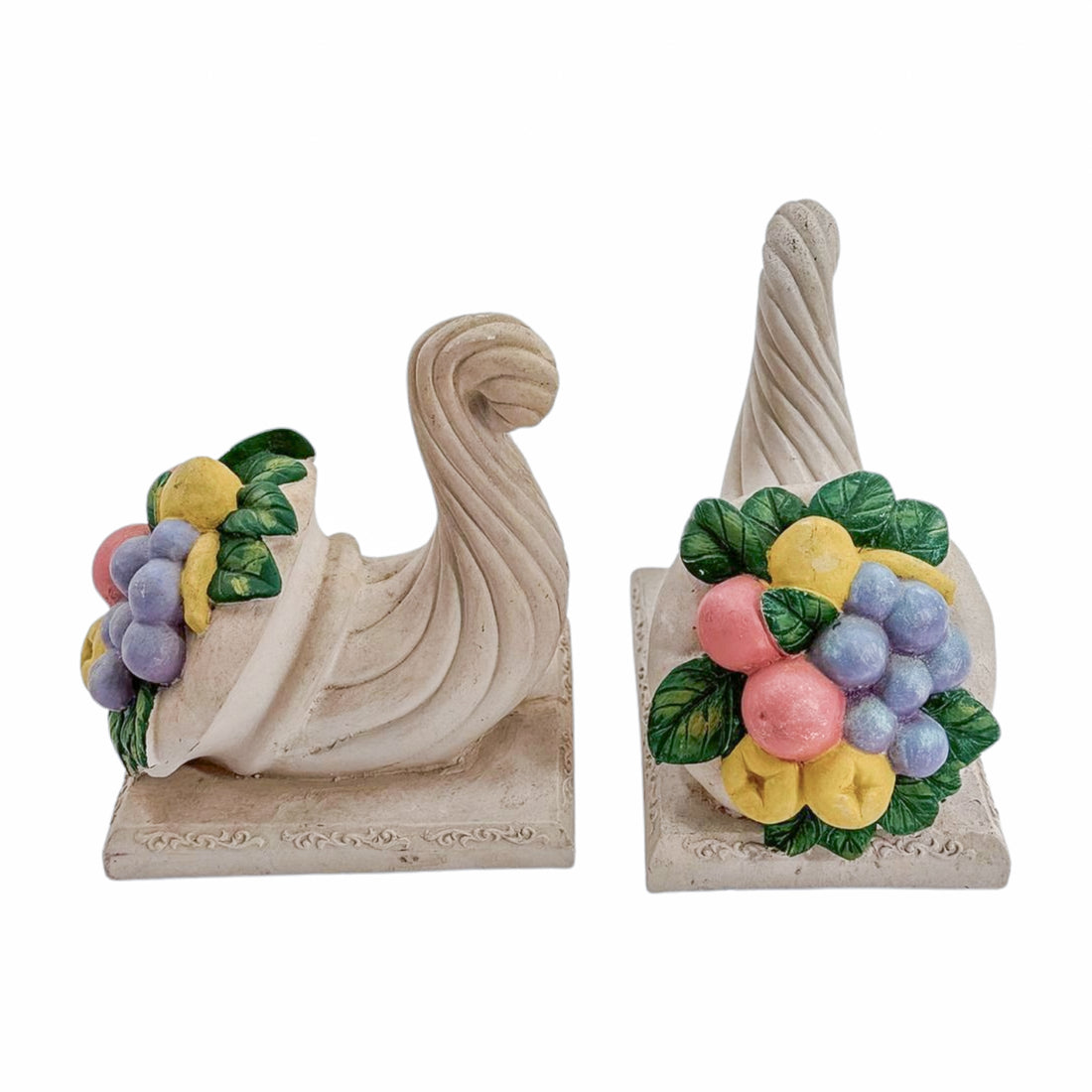 Vintage Cornucopia Bookends (Set of 2)
