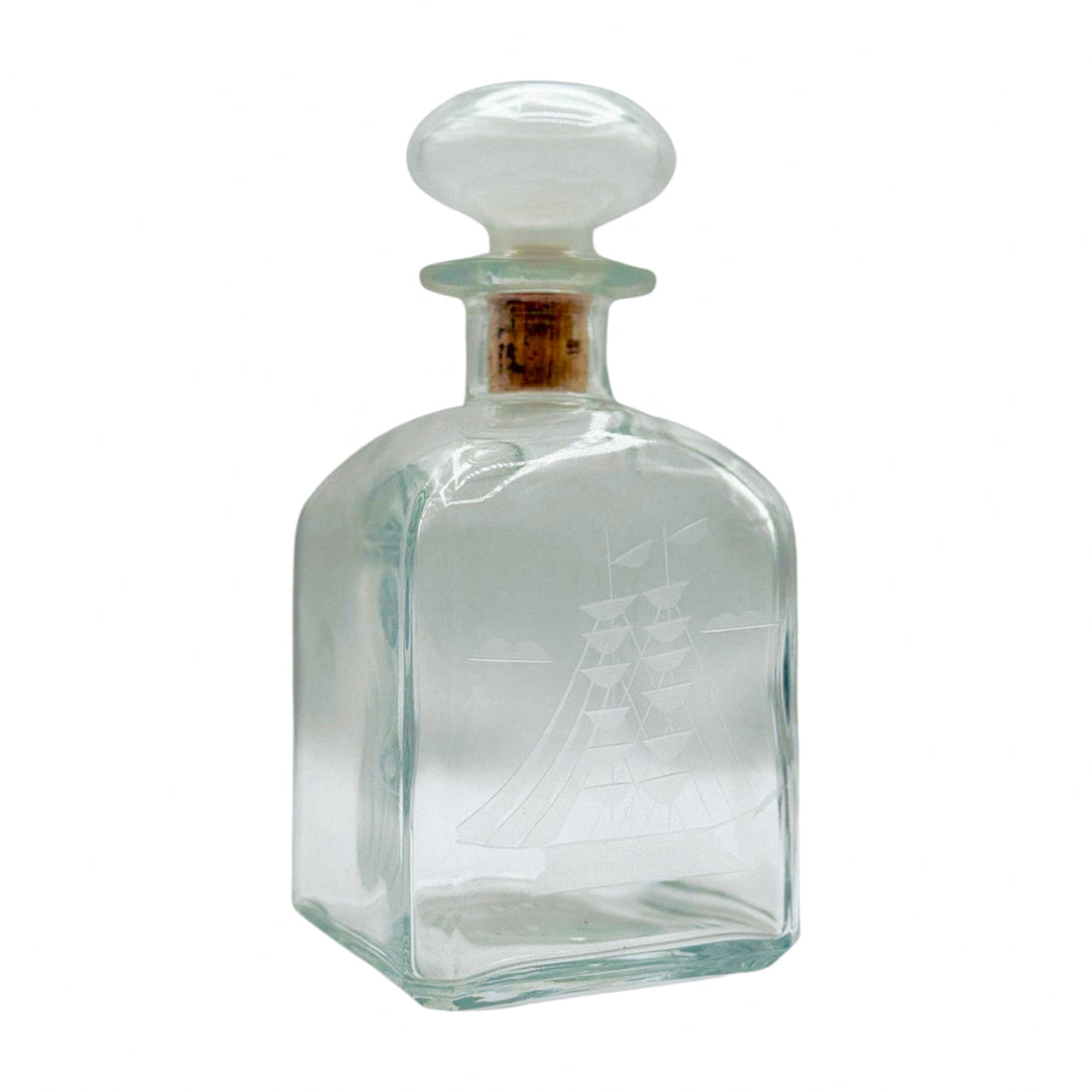 Vintage Luigi Bormioli Ship Decanter