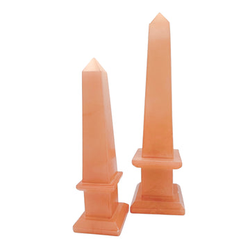 Vintage Alabaster Obelisks