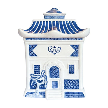Vintage Blue Willow Pagoda