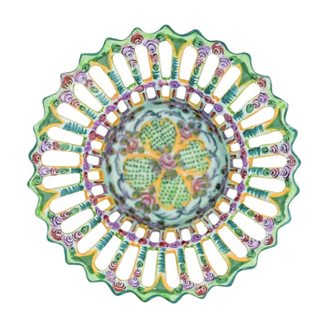 Vintage Portuguese Reticulated Bowl