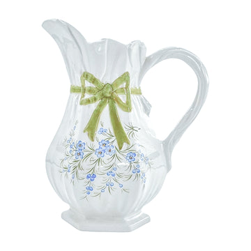 Vintage Ceramic Bow Pitcher
