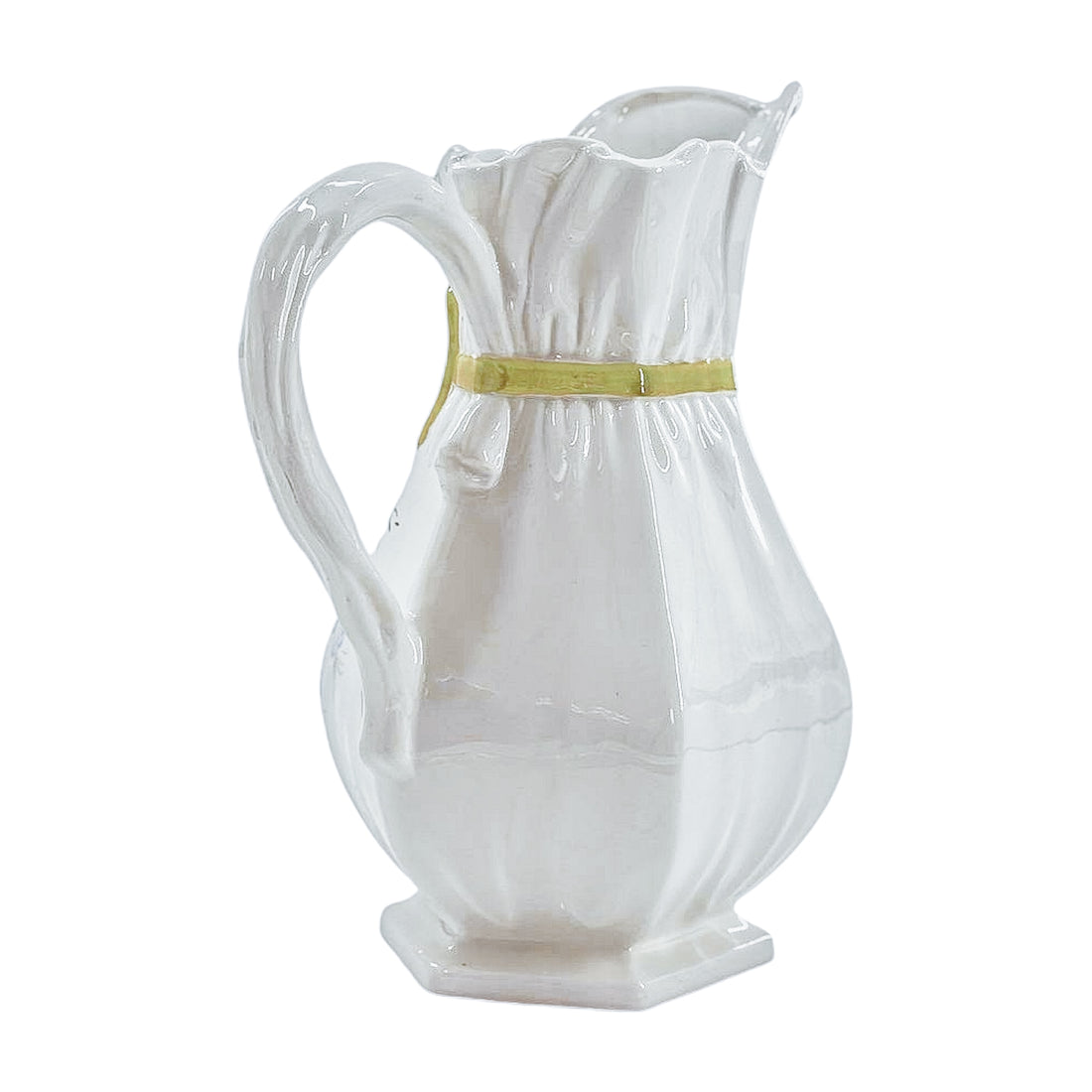 Vintage Ceramic Bow Pitcher