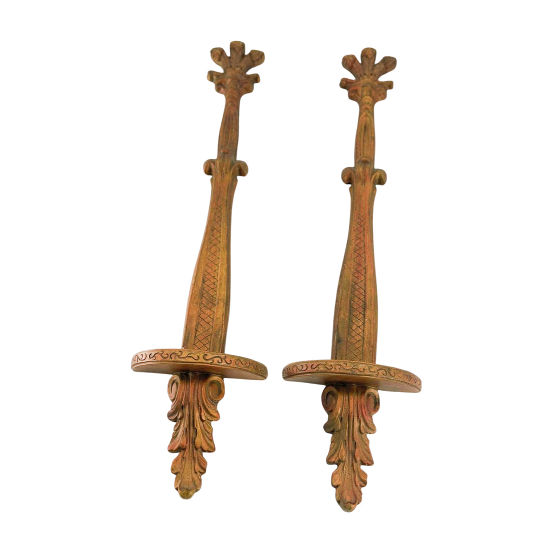 Vintage Carved Wall Brackets