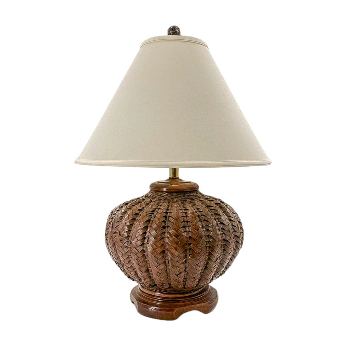 Vintage Woven Table Lamp