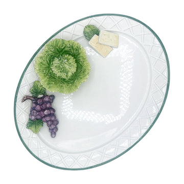 Vintage Ceramic Cheese Platter
