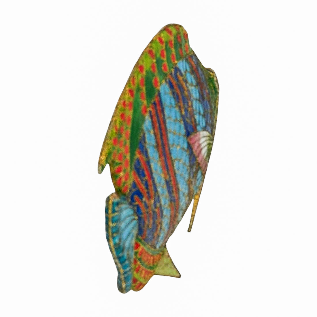 Vintage Cloisonné Angelfish