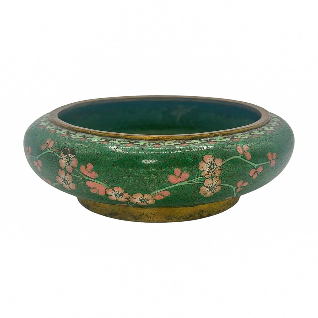 Vintage Cloisonné Blossom Bowl