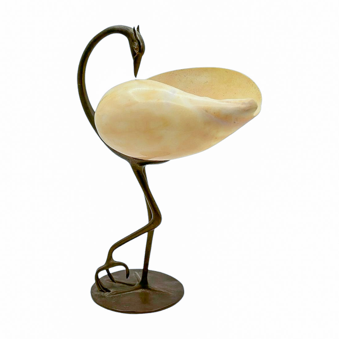 Vintage Nautilus Shell Crane