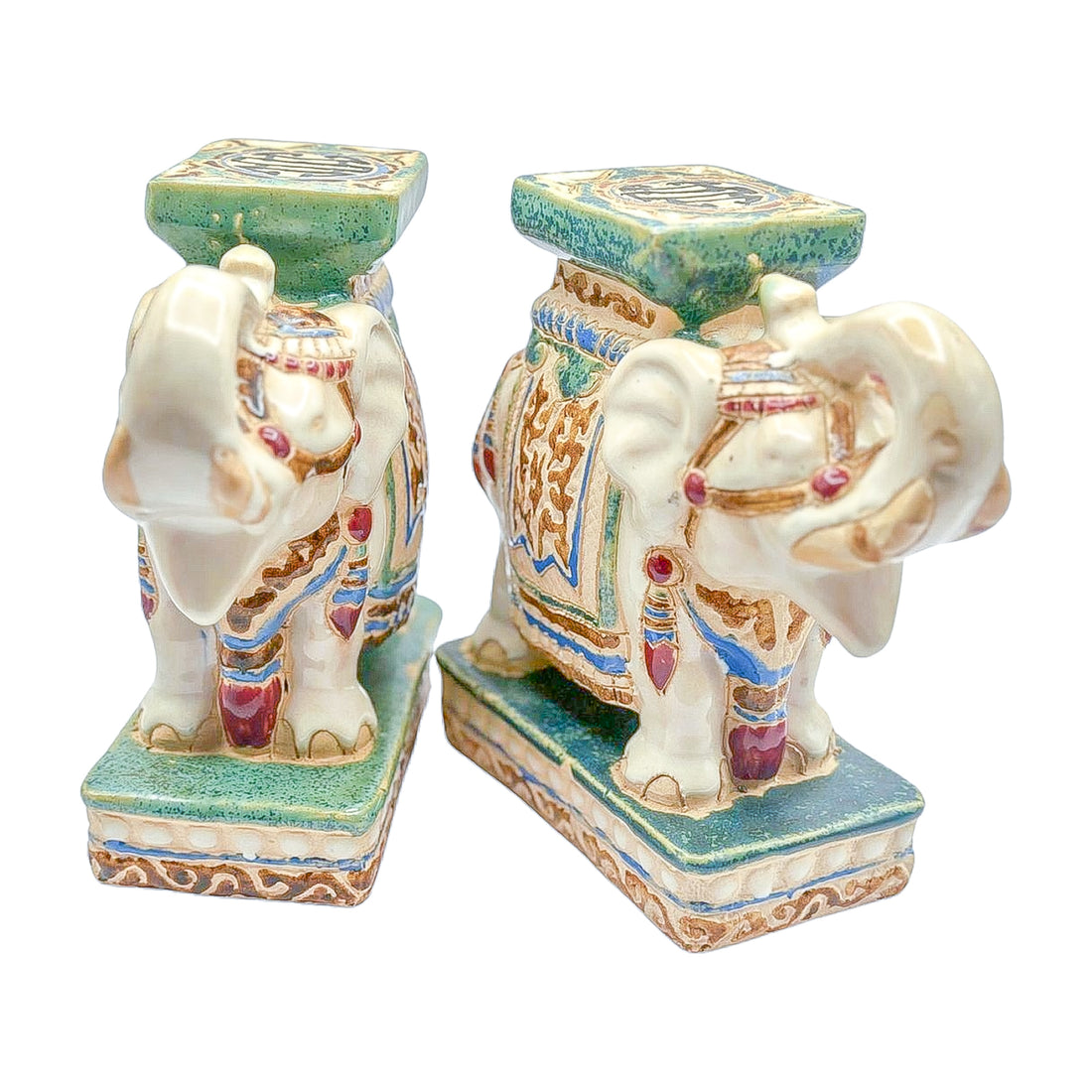 Vintage Small Gardenstool Pair