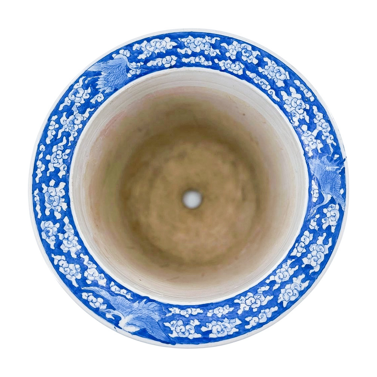 Vintage Blue Jardinière