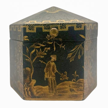 Vintage Chinoiserie Lacquer Box