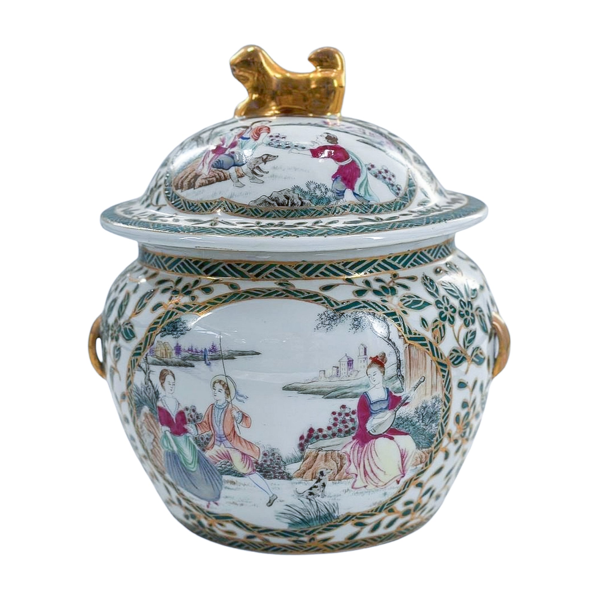 Vintage Chinoiserie Jar