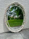 Vintage Palm-Inspired Mirror
