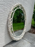 Vintage Palm-Inspired Mirror