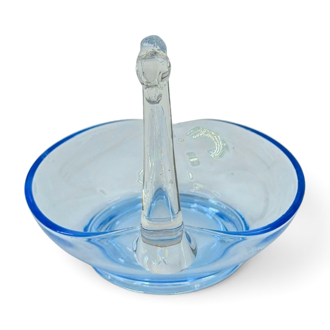 Vintage Swan Glass Bowl