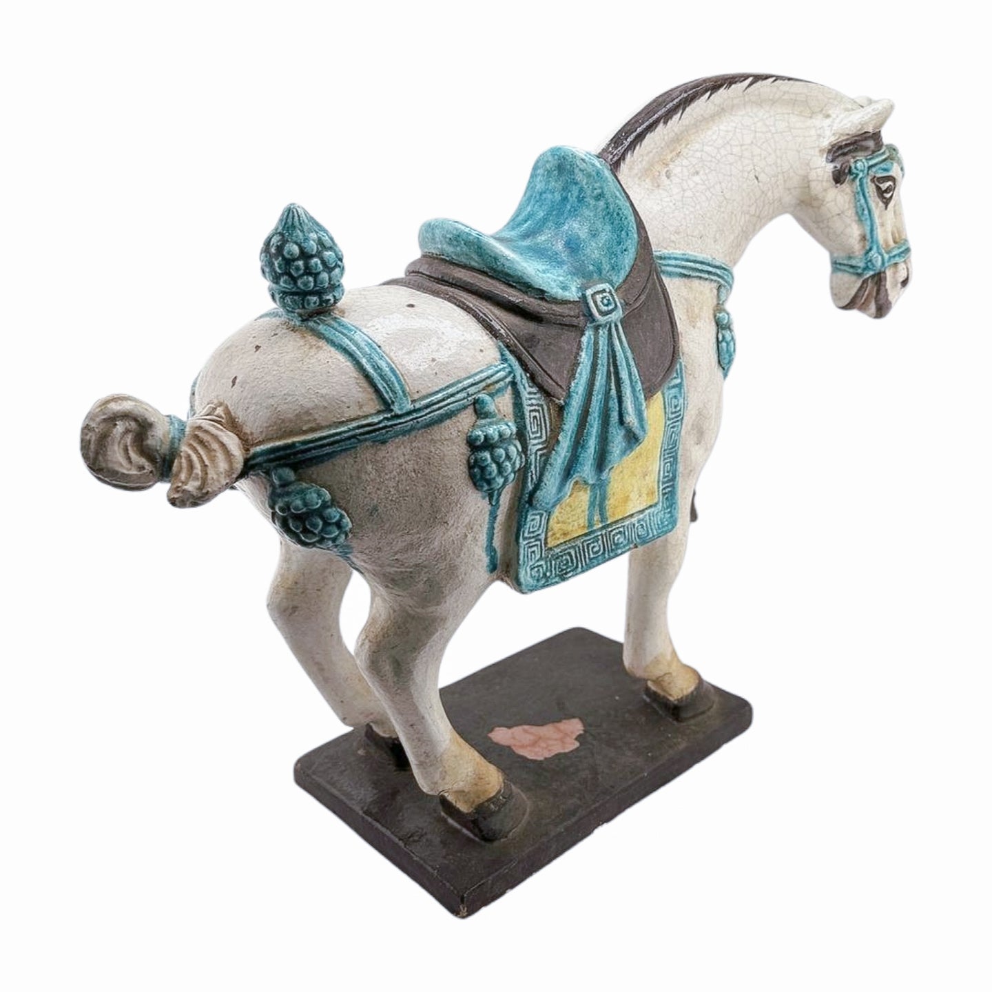 Vintage Tang Dynasty Style Prancing Horse — Large