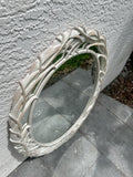 Vintage Palm-Inspired Mirror