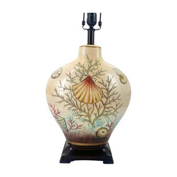 Vintage Seaside Shell Lamp