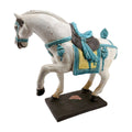 Vintage Tang Dynasty Style Prancing Horse — Large