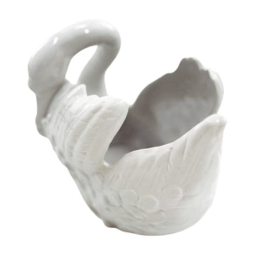 Vintage Ceramic Swan Planter
