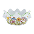 Andrea by Sadek Figural Planter | Floral Motif with Animal Heads