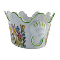 Andrea by Sadek Figural Planter | Floral Motif with Animal Heads