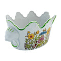 Andrea by Sadek Figural Planter | Floral Motif with Animal Heads