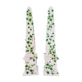 Large Ceramic Obelisks with Vine Relief (Pair)