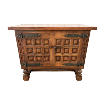 Renaissance Revival Walnut Sideboard Cabinet, 19th Century