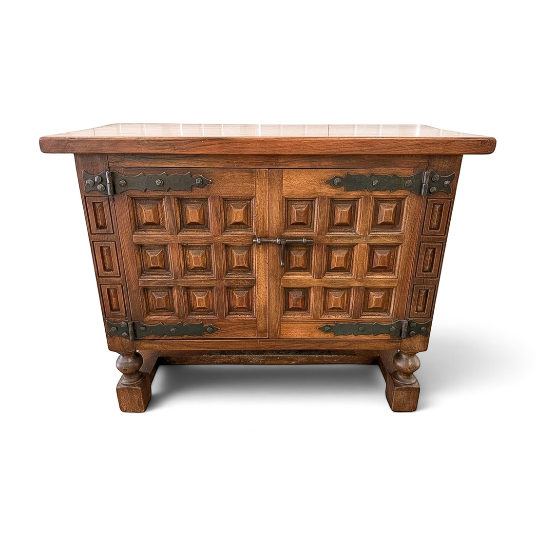 Renaissance Revival Walnut Sideboard Cabinet, 19th Century