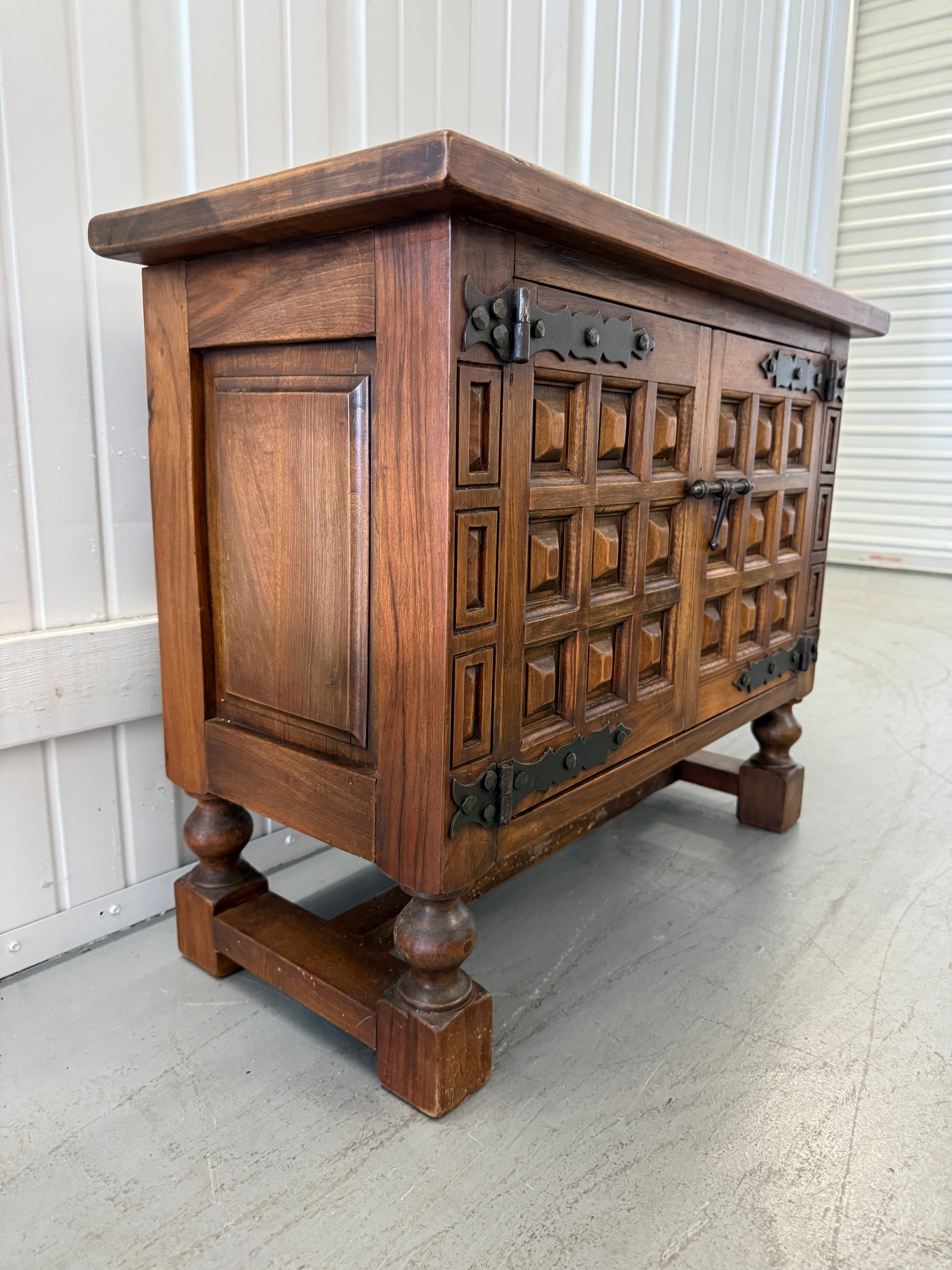 Renaissance Revival Walnut Sideboard Cabinet, 19th Century