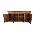 Renaissance Revival Walnut Sideboard with Geometric Panels, 19th Century