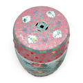 Vintage Famille Rose Garden Stools