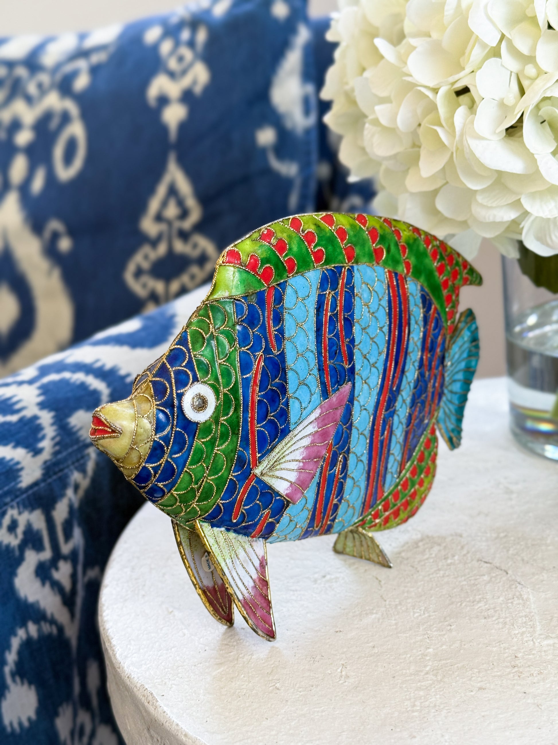Vintage Cloisonné Angelfish