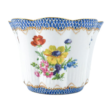 Vintage Sadek Floral Cachepot