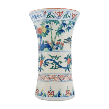 Vintage Doucai Gu Vase