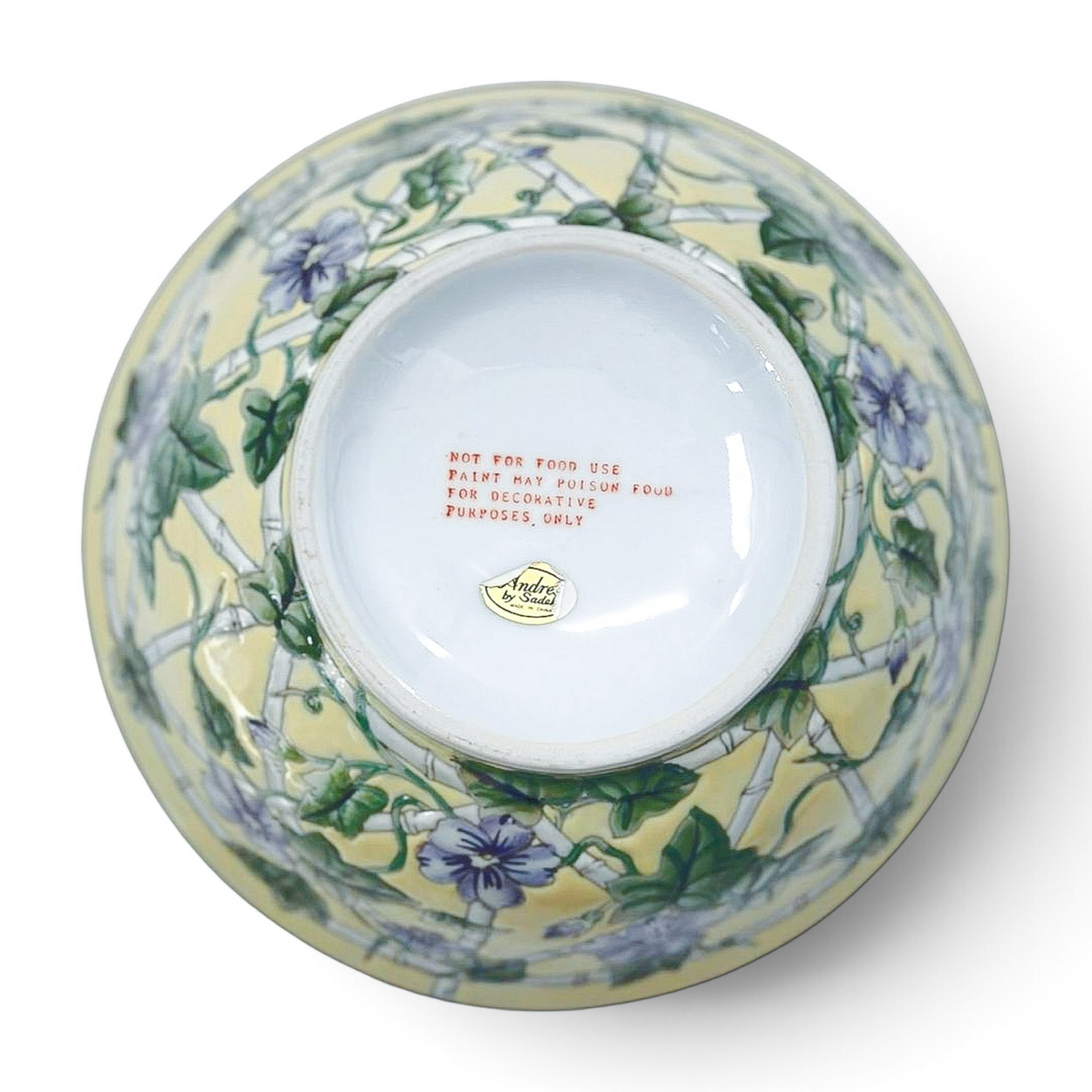 Vintage Sadek Yellow Bowl