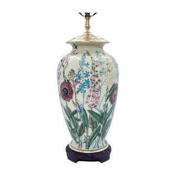 Vintage Botanical Table Lamp