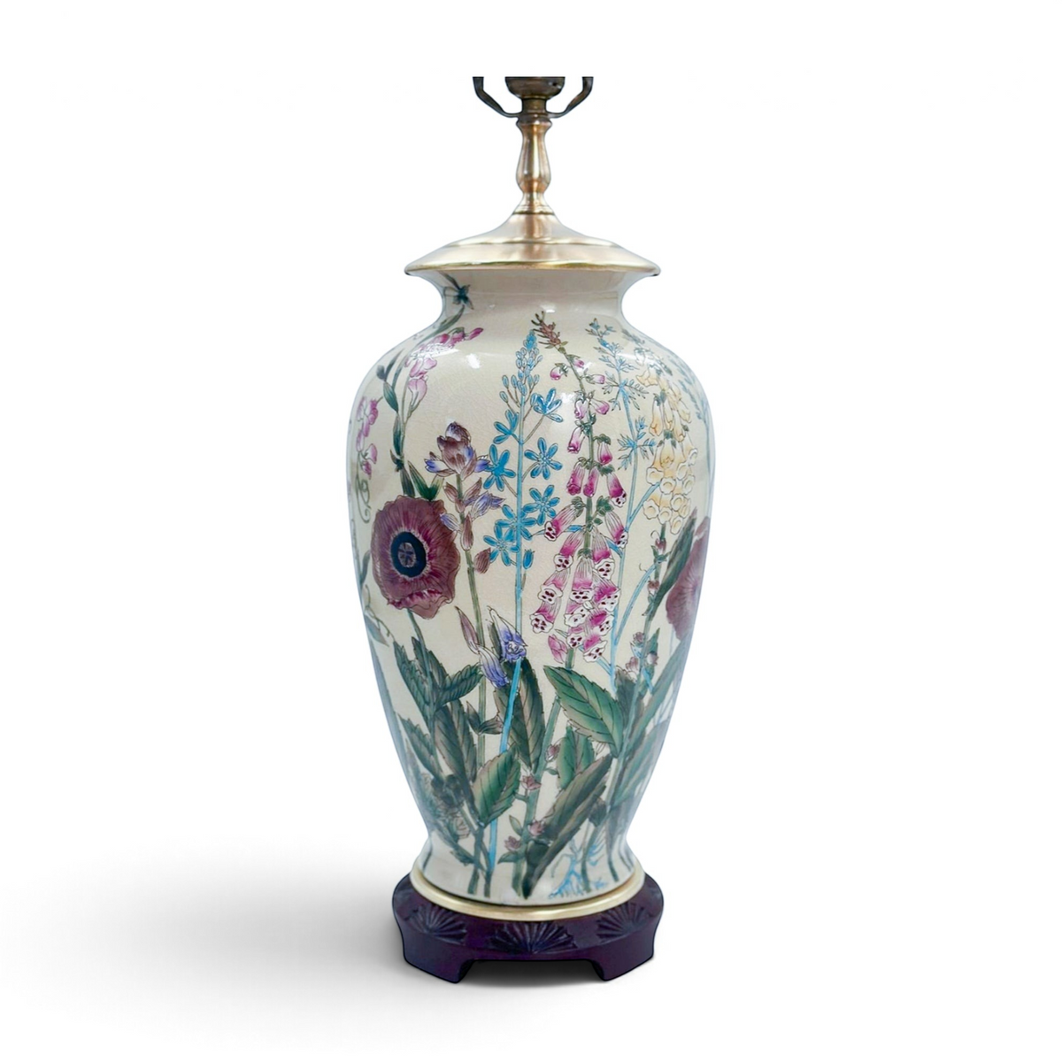 Vintage Wildflower Table Lamp