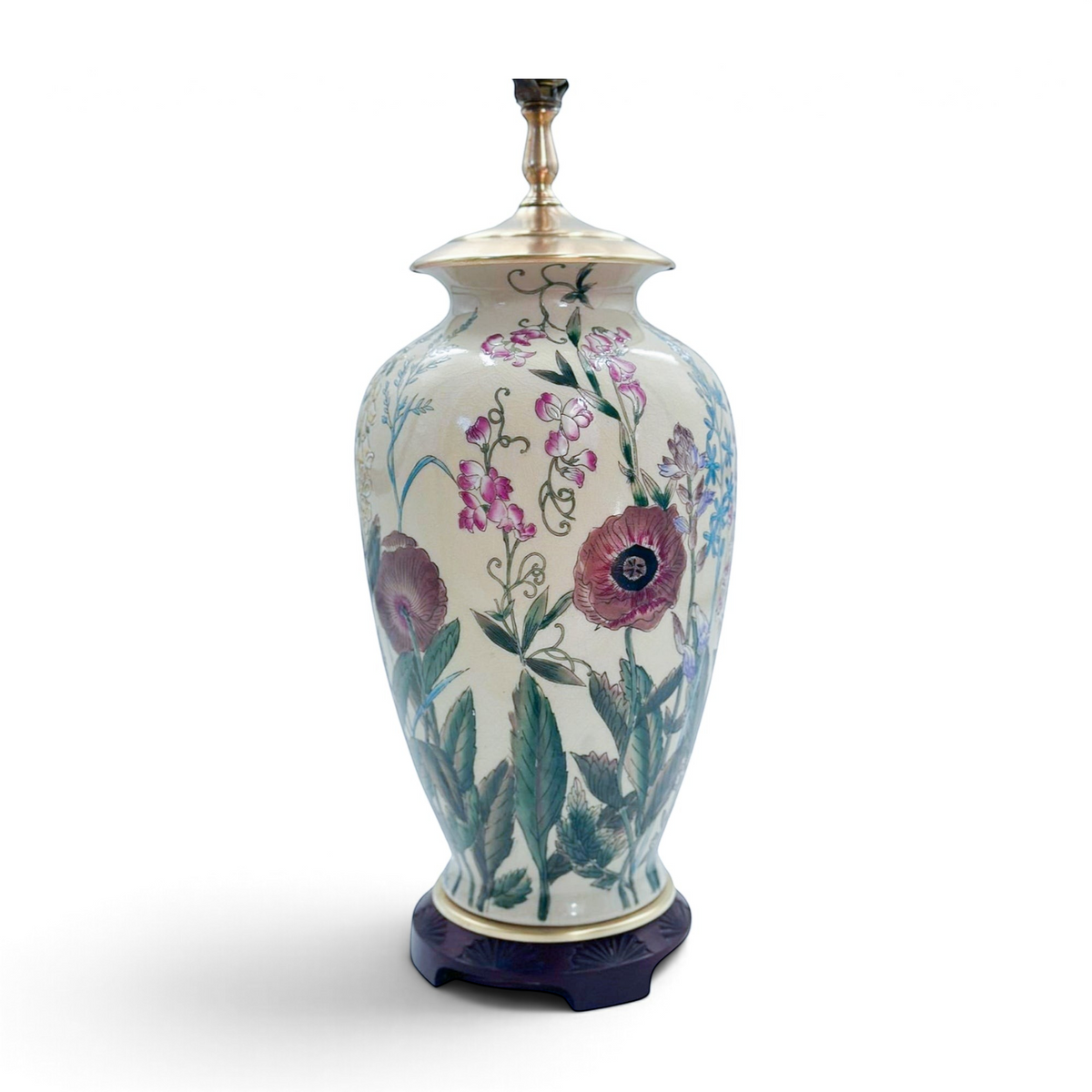 Vintage Wildflower Table Lamp