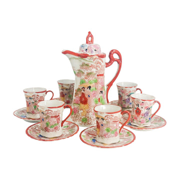 Antique Kutani Tea Set