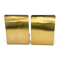 Vintage Brass & Marble Bookends