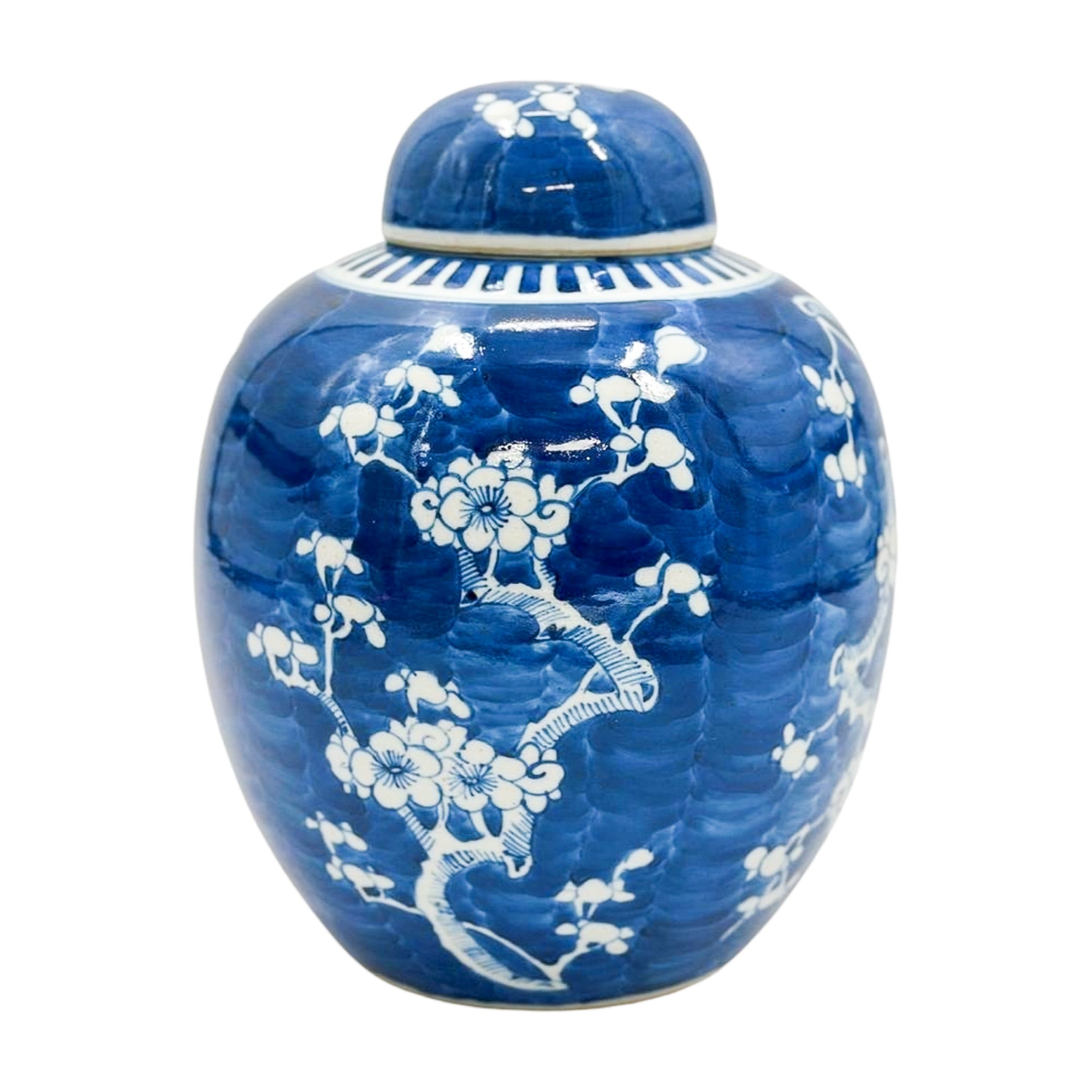 Antique Prunus Ginger Jar