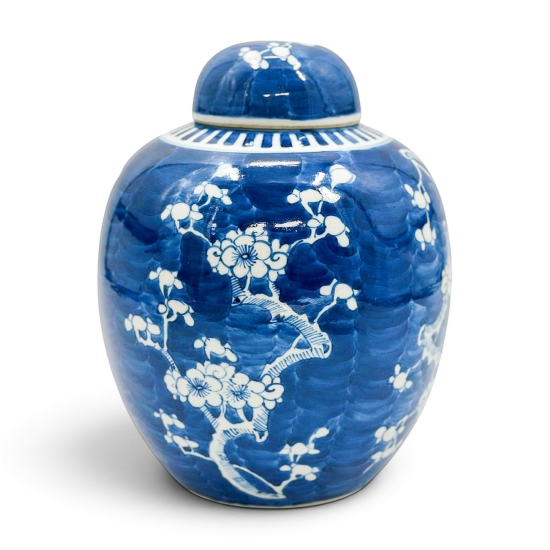 Antique Prunus Ginger Jar